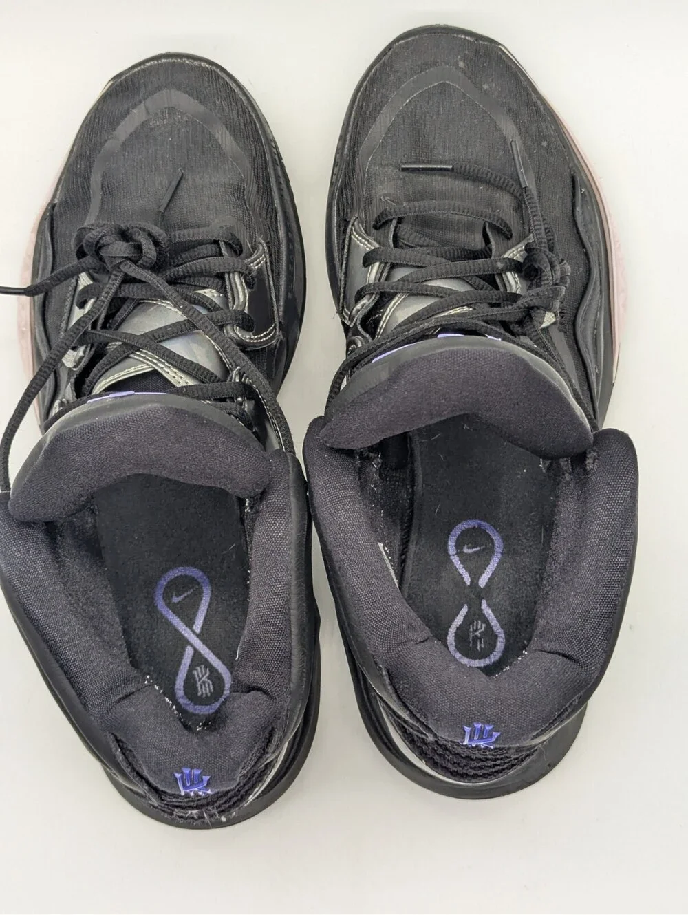 Mens Size 12 Nike Kyrie Infinity 8 Black Metallic Basketball Shoes CZ0204-005